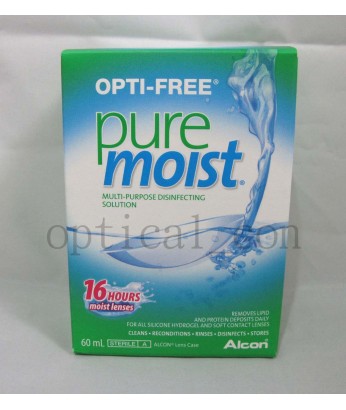 OPTI-FREE® PureMoist®隱形眼鏡 多功能護理藥水 旅行裝60 ML 